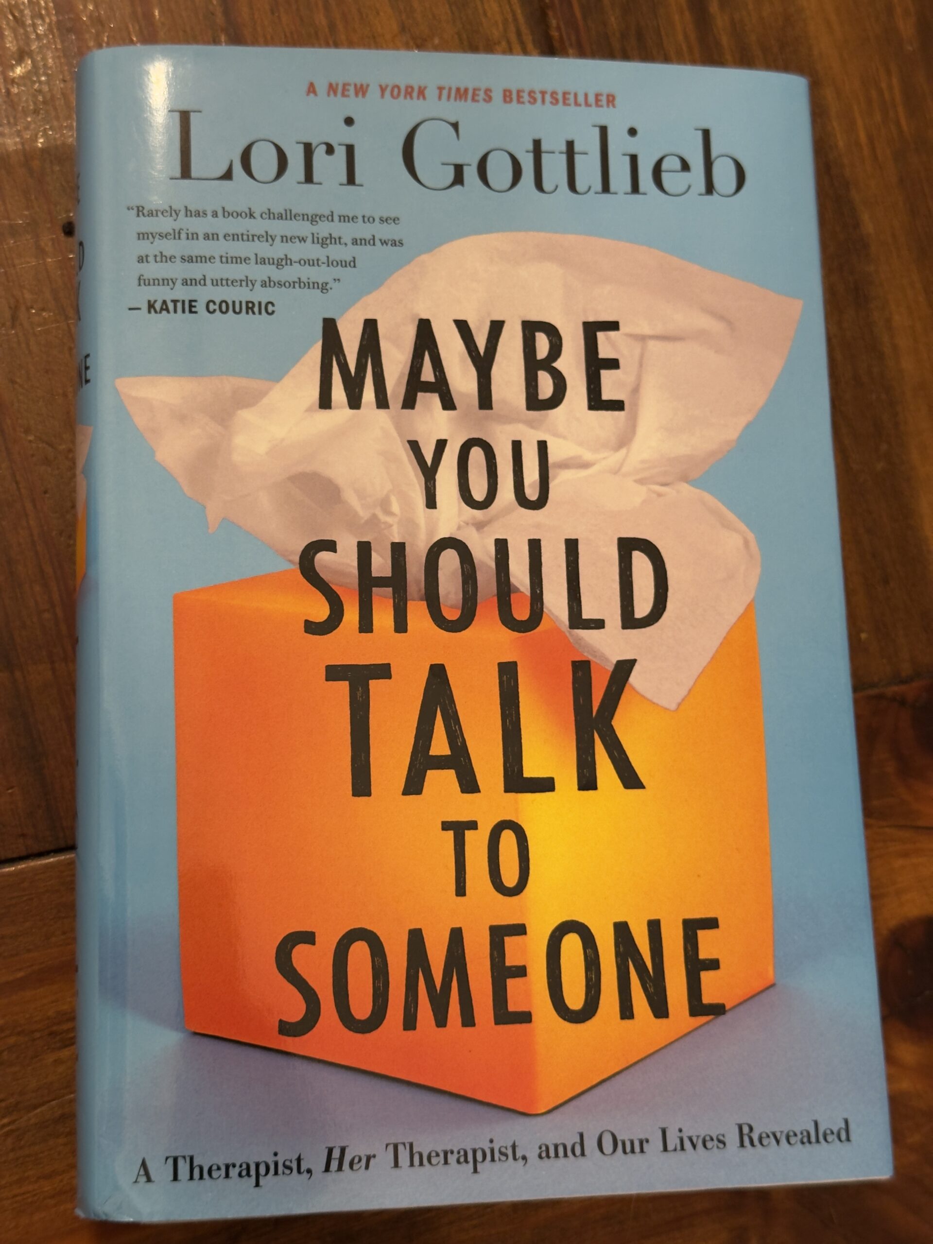 Book Review – Maybe You Should Talk to Someone by Lori Gottlieb